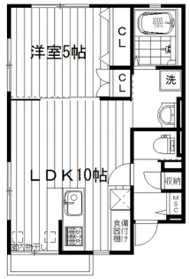 グレースフィオーレAK【2階】の間取り