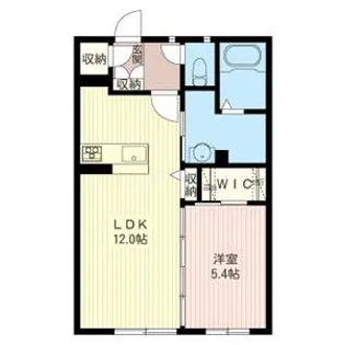 ルーチェ・ブランチ B【1階】の間取り