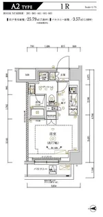 RELUXIA CITY 北新宿【2階】の間取り