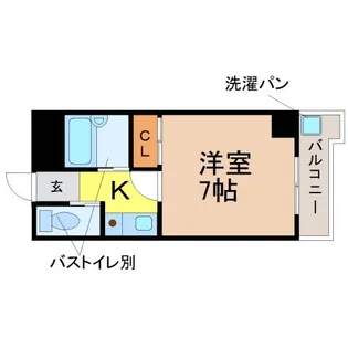 愛知県名古屋市中川区愛知町【マンション】の間取り