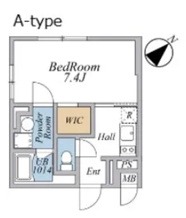 LEGALAND武蔵小山ANNEX【2階】の間取り