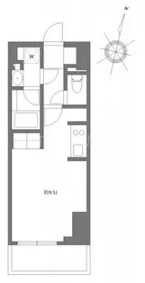 プライムメゾン千葉新町【7階】の間取り