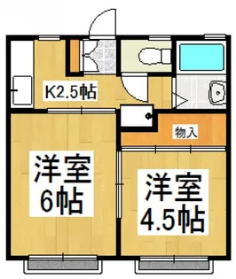 スカイガーデン【1階】の間取り