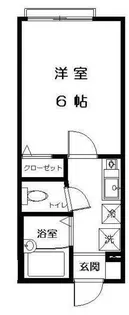 エスポワール新宿【1階】の間取り