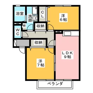 サンパティーク【1階】の間取り