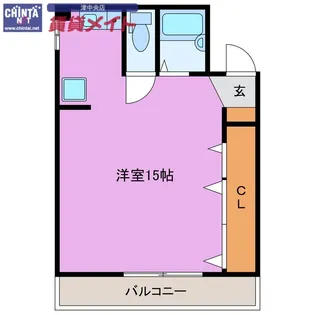 Yellow garden【3階】の間取り