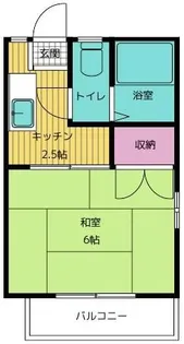 ヒルトップ鶴見【1階】の間取り