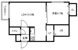 アウローラ【2階】の間取り