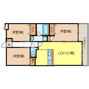 S-BOX泉【5階】の間取り