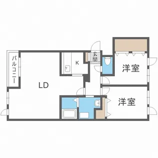 ユーフォリアA【2階】の間取り