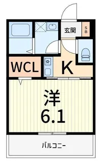 MER五番館【3階】の間取り