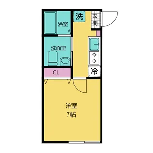 グランテラス横浜石川町【1階】の間取り