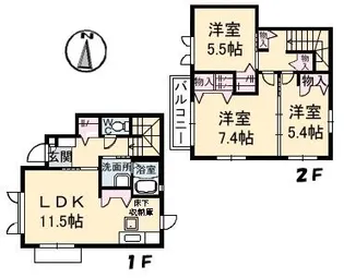 メゾン高須台の間取り