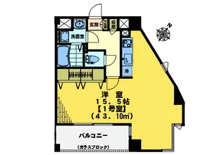 東中野エイトワンマンション【2階】の間取り