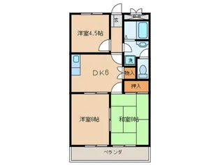 ダイナ-ズハイツ【3階】の間取り