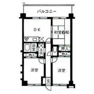 ヴィンテージ高津【1階】の間取り