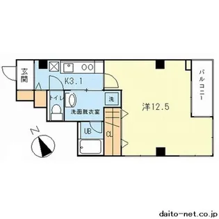 サクシード虎ノ門【4階】の間取り