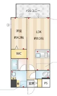 PRADO OHASHI【12階】の間取り