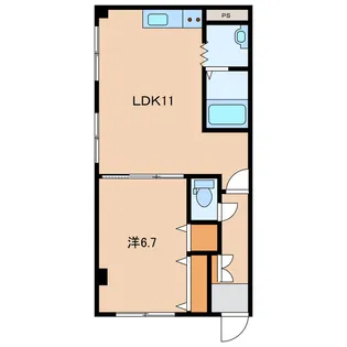 ラ・エラン【3階】の間取り