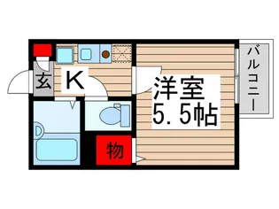 フロ-ラジュン【1階】の間取り