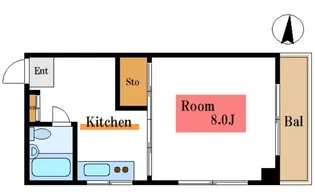 ハイネスカワマタ【5階】の間取り