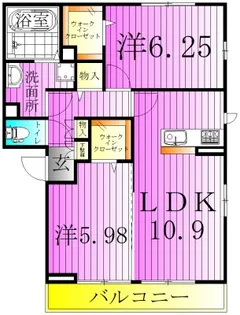 カルデア【1階】の間取り