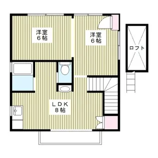 スピード若木第3【2階】の間取り