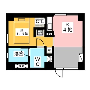 ル セラヴィ【2階】の間取り