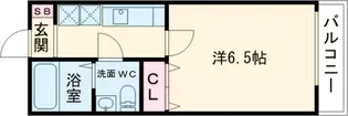 CASA堺東【2階】の間取り