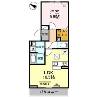 フィラエ【1階】の間取り