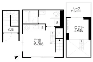 TerraceHouse KEN【2階】の間取り