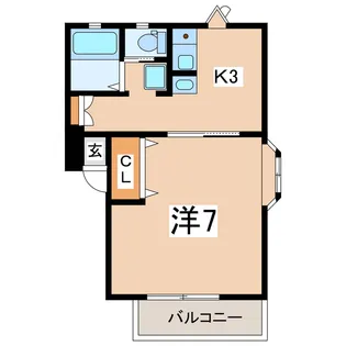 メゾンヤマト本町【1階】の間取り