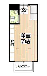 グリーンハイツ高野【2階】の間取り