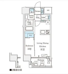 デュオフラッツ池袋【11階】の間取り