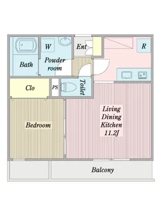 Trust横濱蒔田【2階】の間取り