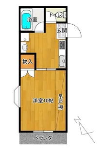 ボードウォークII【1階】の間取り