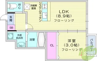キララ鈎取本町2【1階】の間取り