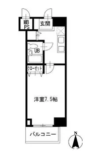 ダイヤモンドスクエア桜台【2階】の間取り