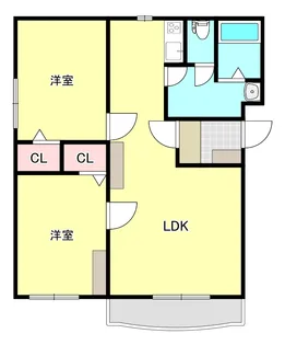 ピュアライフ結城 B棟【2階】の間取り