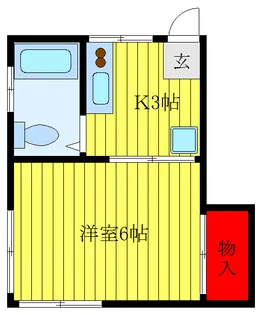 第一石合荘【2階】の間取り