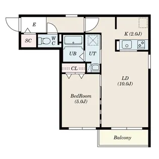 アルパン【4階】の間取り
