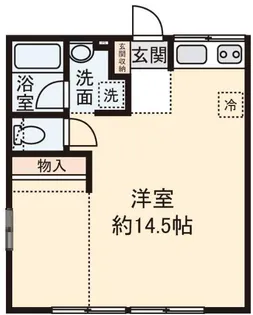 シティハイム バイリン【2階】の間取り