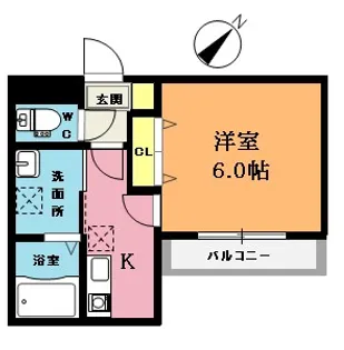 フローラルハイツ【1階】の間取り