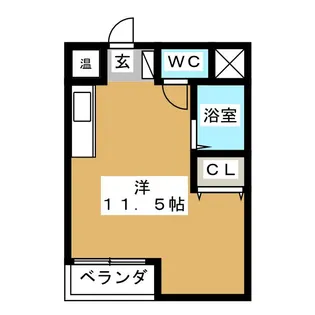 ヌーベルホーム渡辺【3階】の間取り