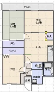 メゾン戸高【1階】の間取り