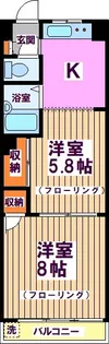 アビテサンパティック【1階】の間取り