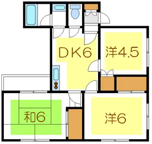 ウィーンハイツB棟【2階】の間取り