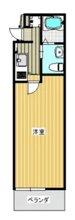 クレア・ラ・クーオ【1階】の間取り
