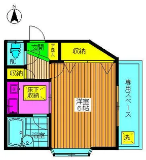 広瀬ハイツ【1階】の間取り