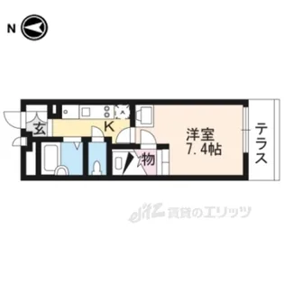 レオパレスAYOKA【4階】の間取り
